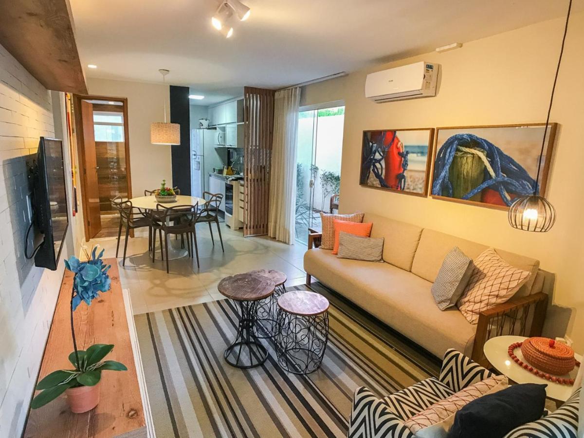 Porto Smeralda Guarajuba 100M Praiaアパートホテル エクステリア 写真